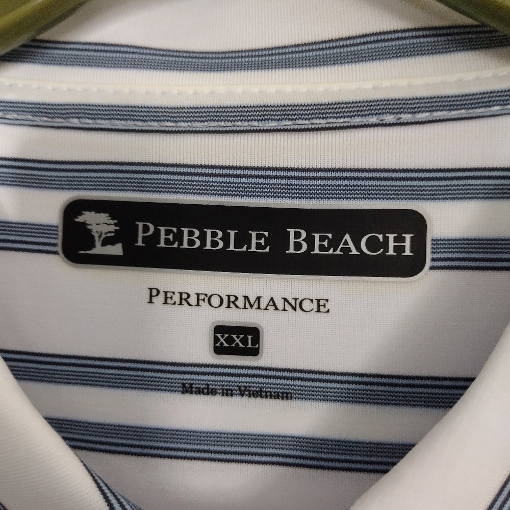 Pebble Beach men's golf polo